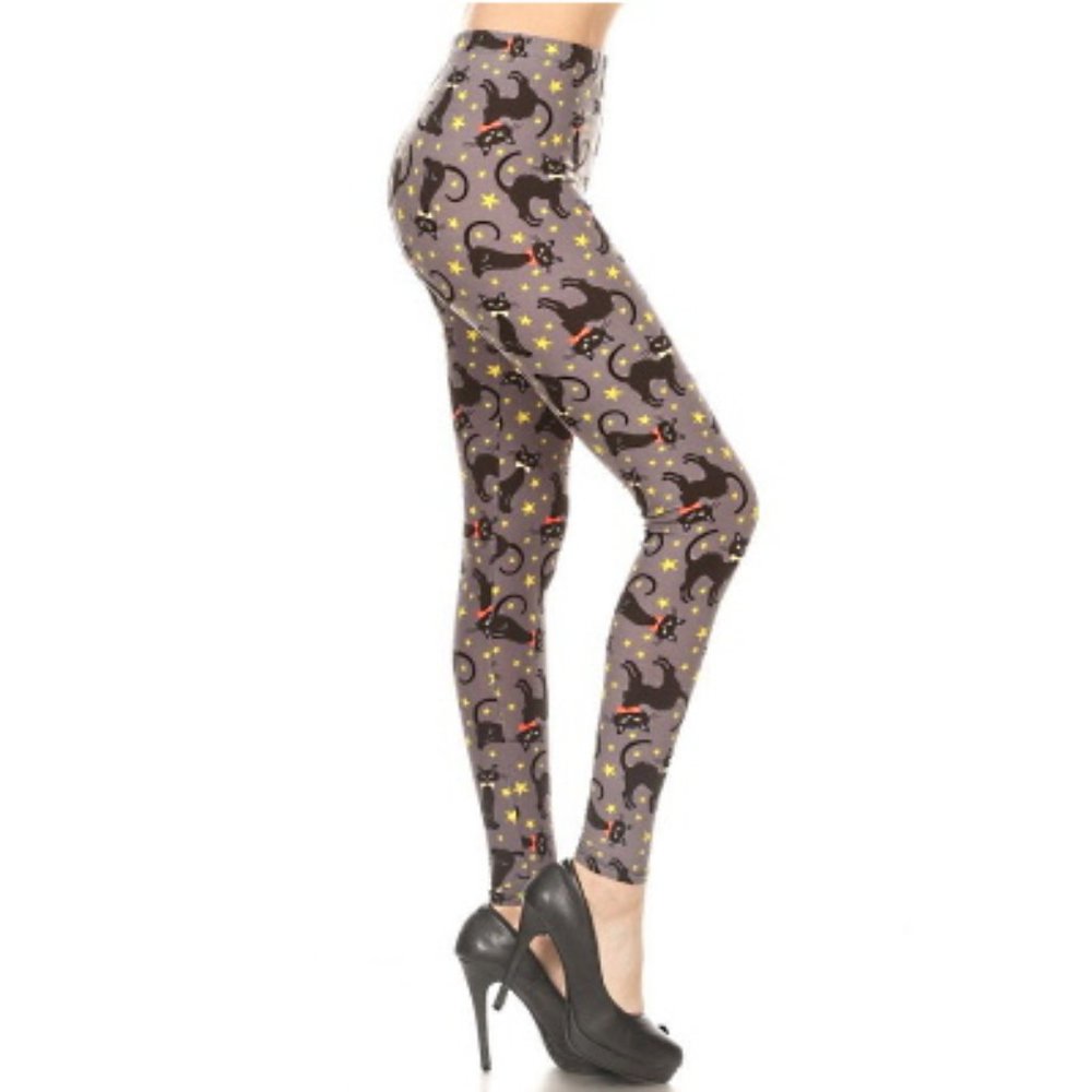 Black Cat Leggings